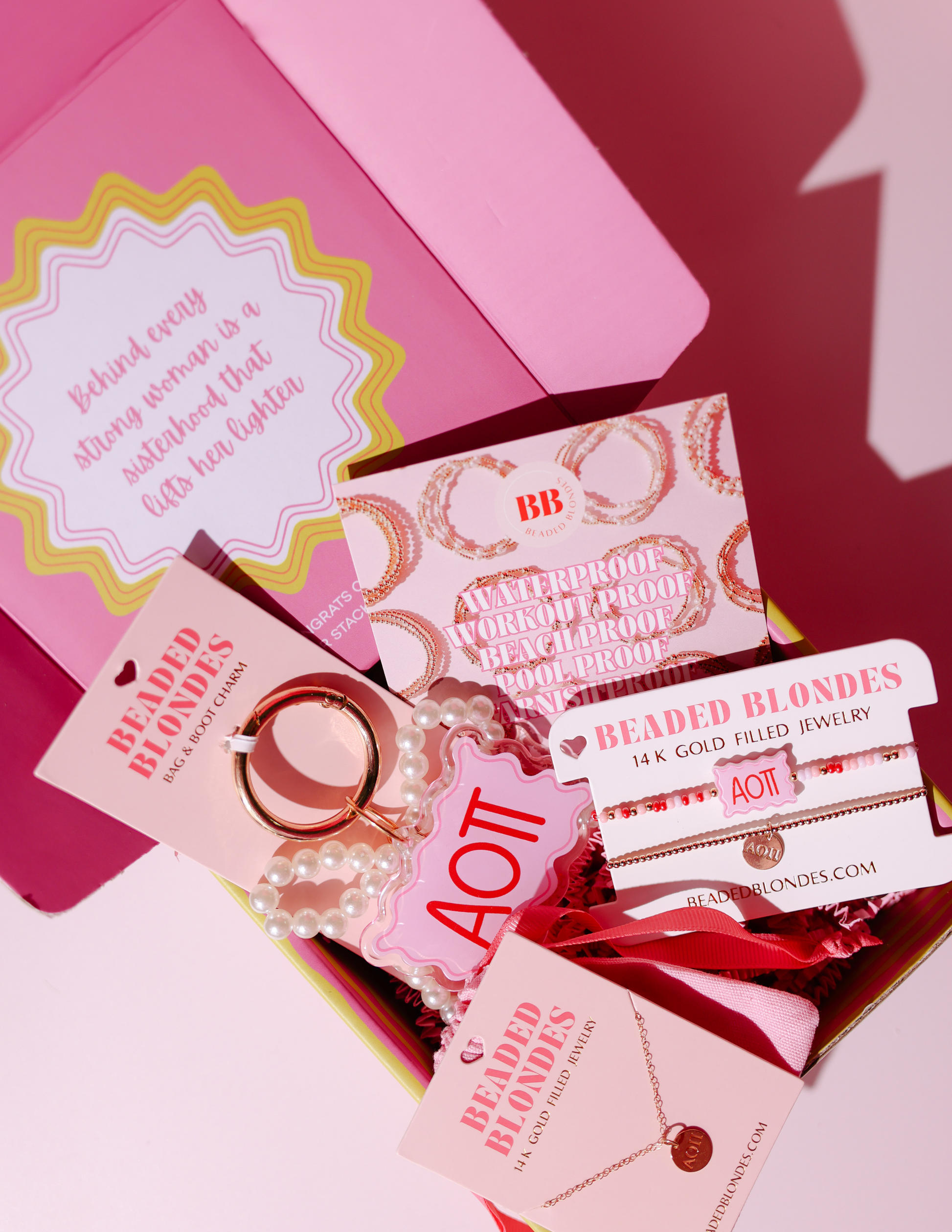 Alpha Omicron Pi Sisterhood Stack Box