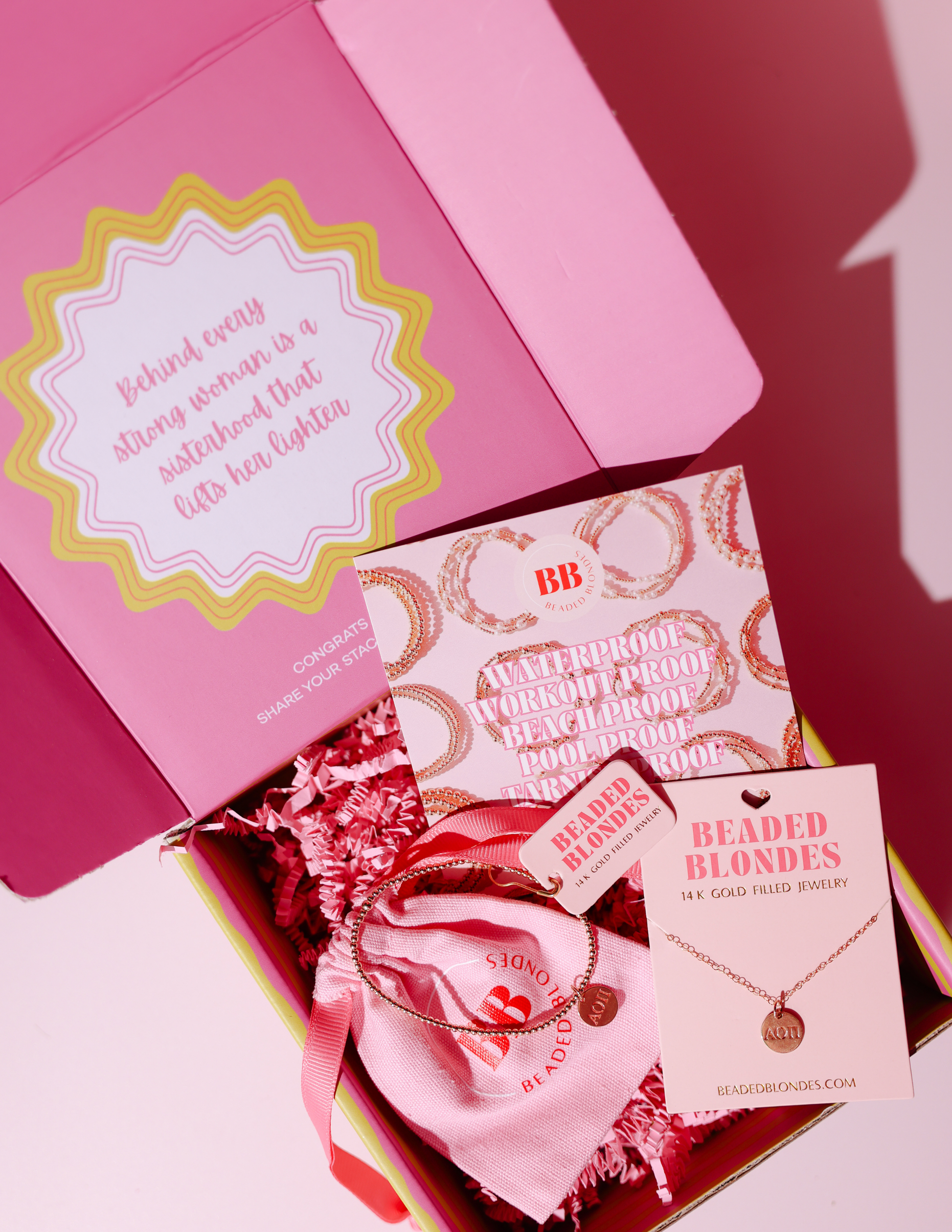 Alpha Omicron Pi Sisterhood Stack Box