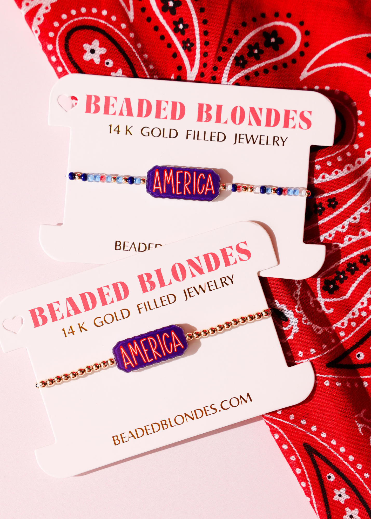 America Bracelet on Color (Kids Size)