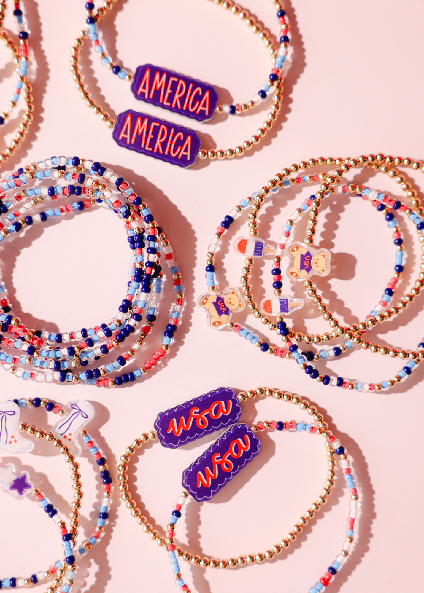 America Bracelet on Color
