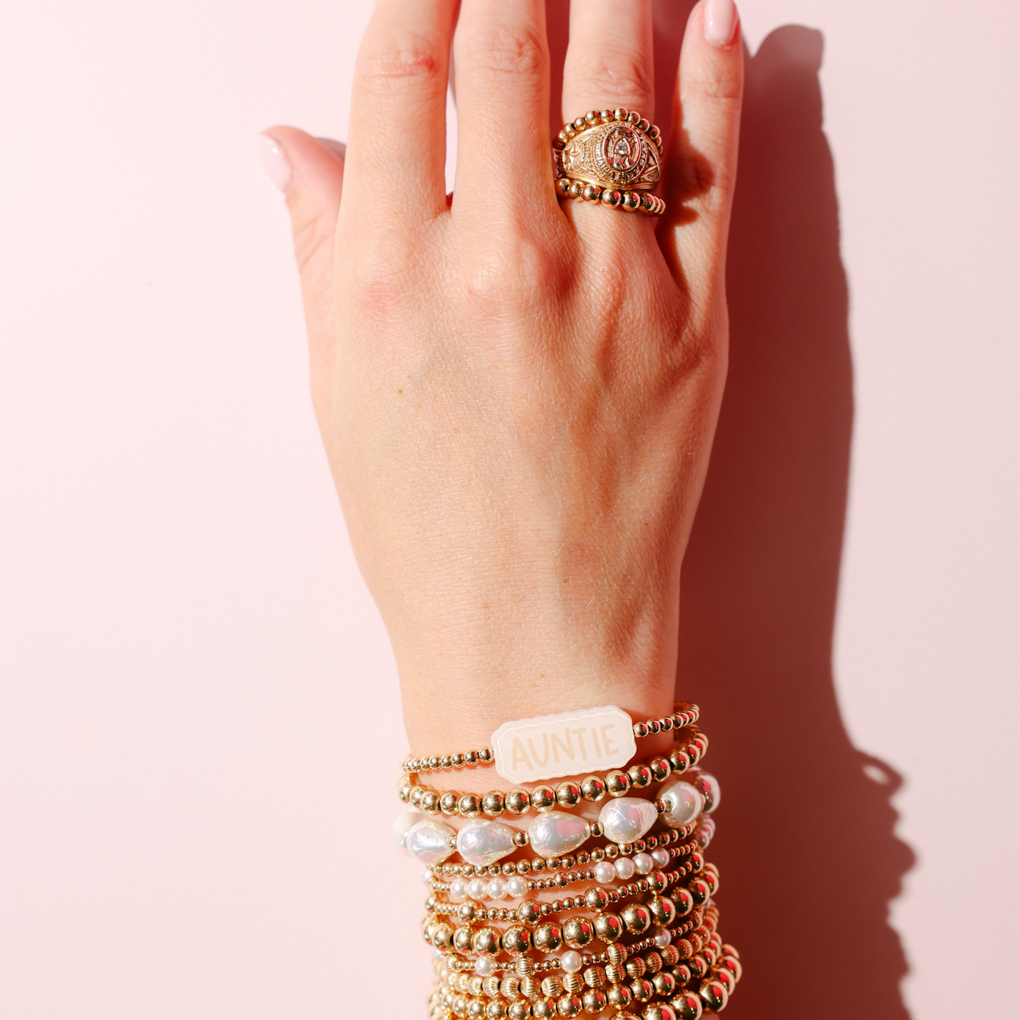 Auntie Bracelet on Gold