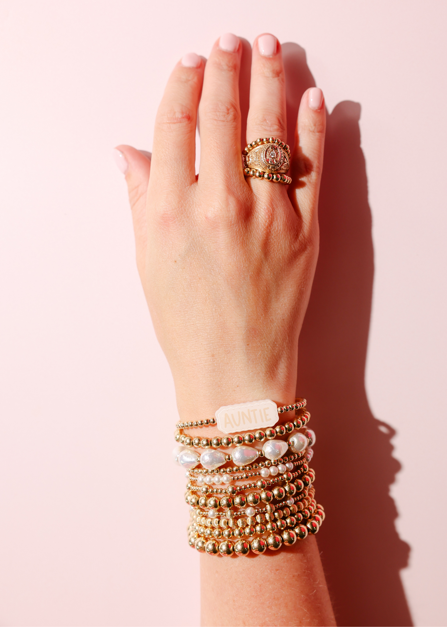 Auntie Bracelet on Gold