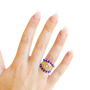 The Poppi Ring in Blue