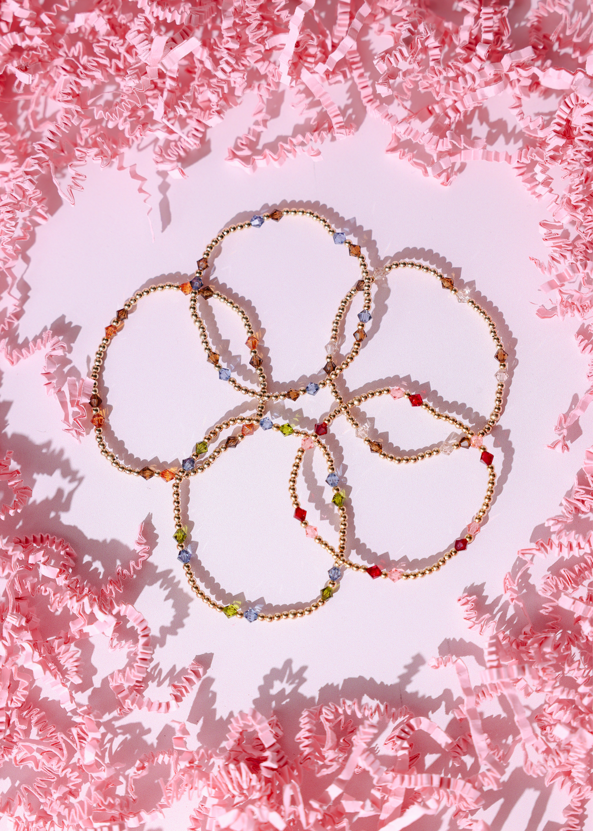 Charlotte Bracelet in Mocha and Terracotta