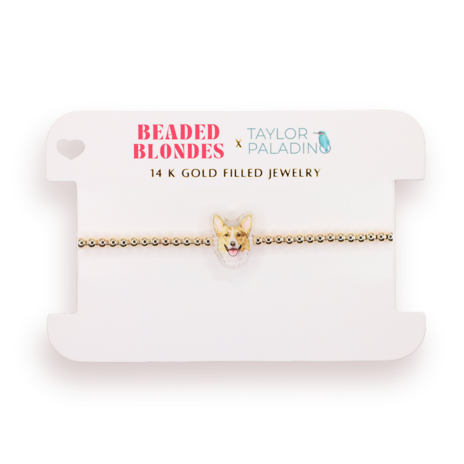 Corgi Bracelet on Gold