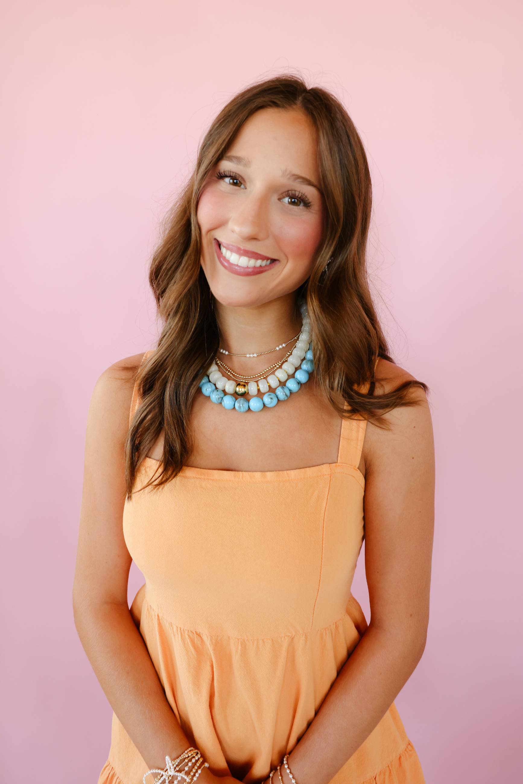 Turquoise Gumball Necklace