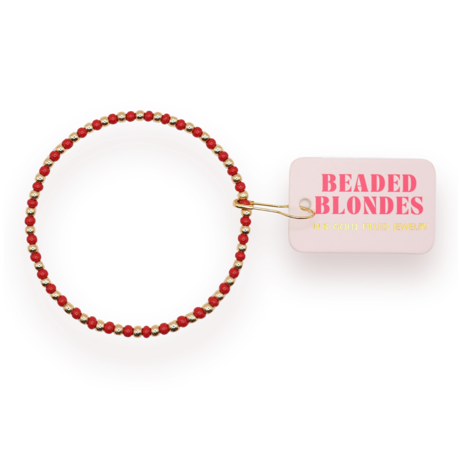 Demi Bracelet in Crimson Red