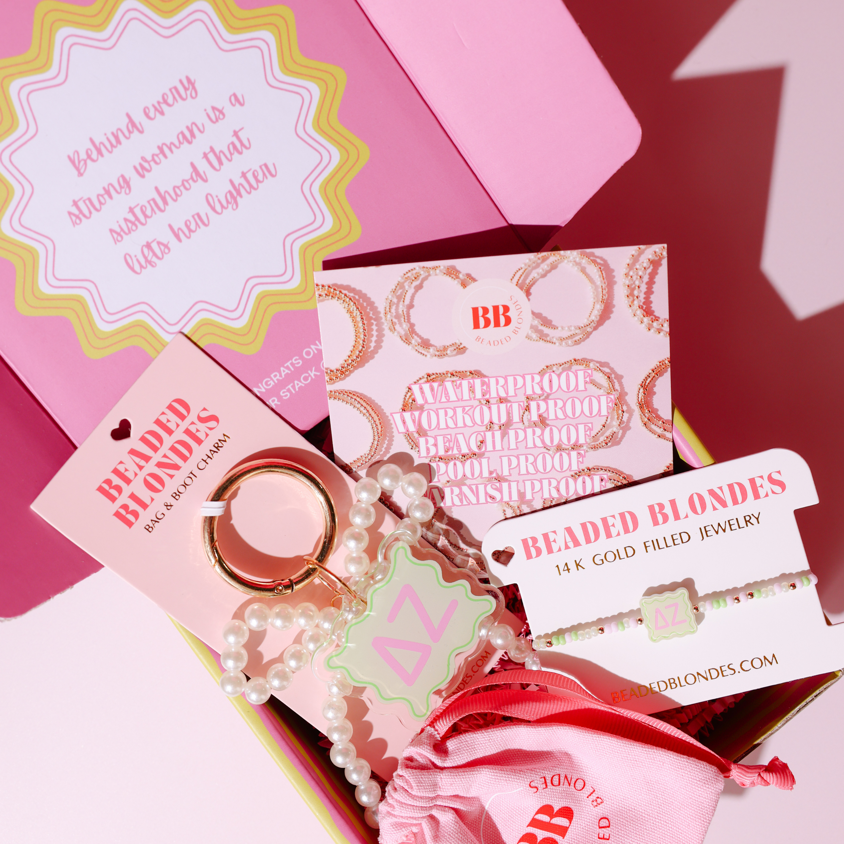 Delta Zeta Sisterhood Stack Box