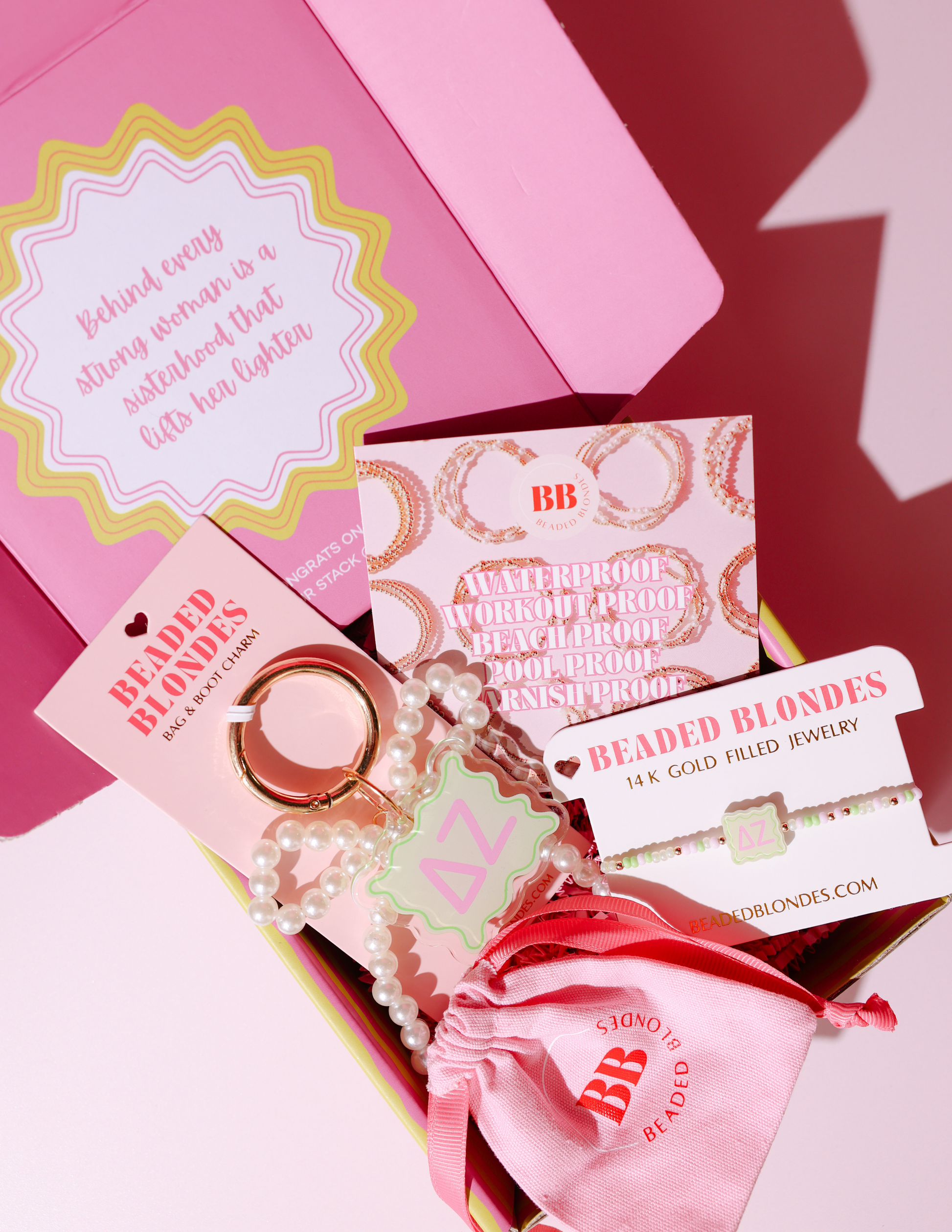 Delta Zeta Sisterhood Stack Box