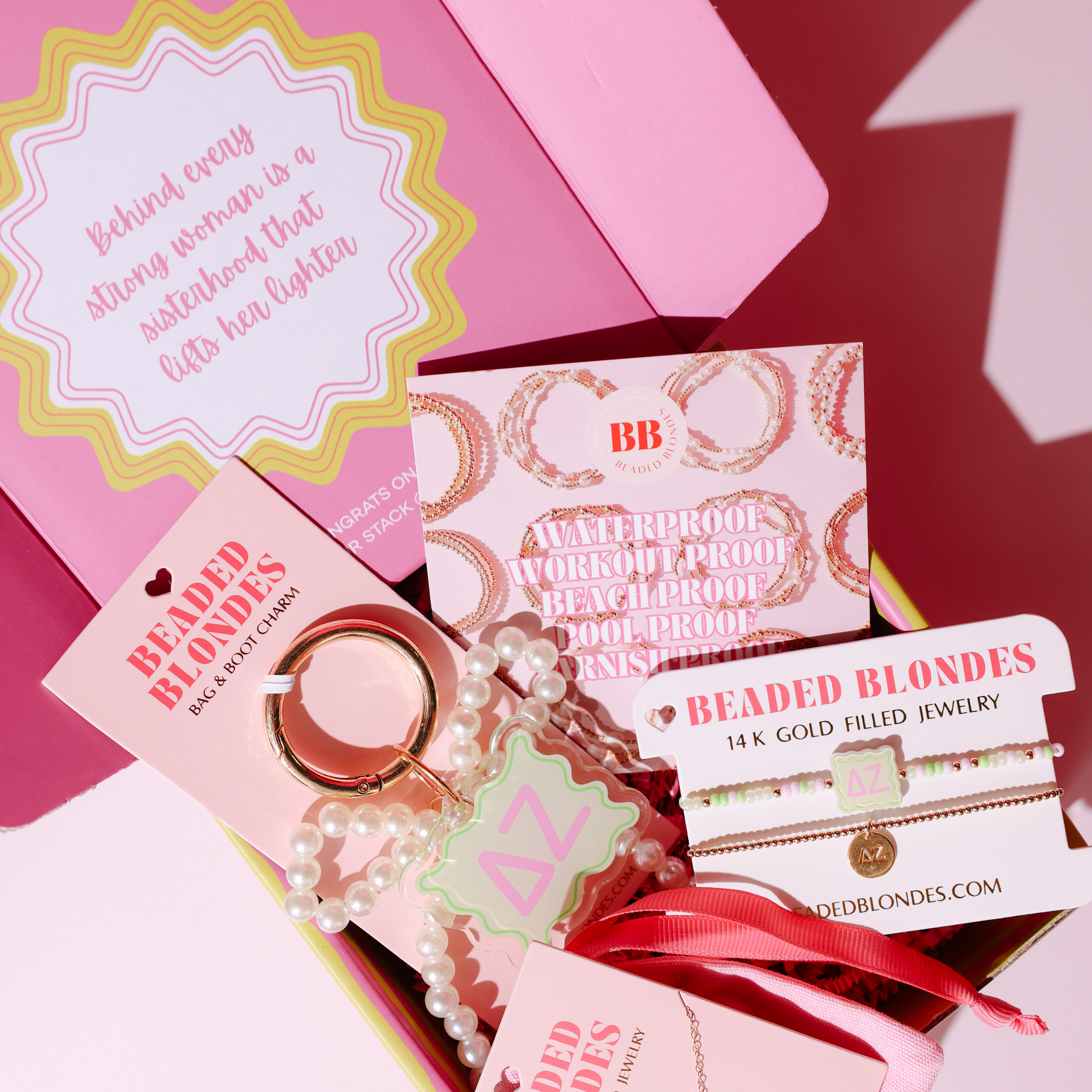 Delta Zeta Sisterhood Stack Box