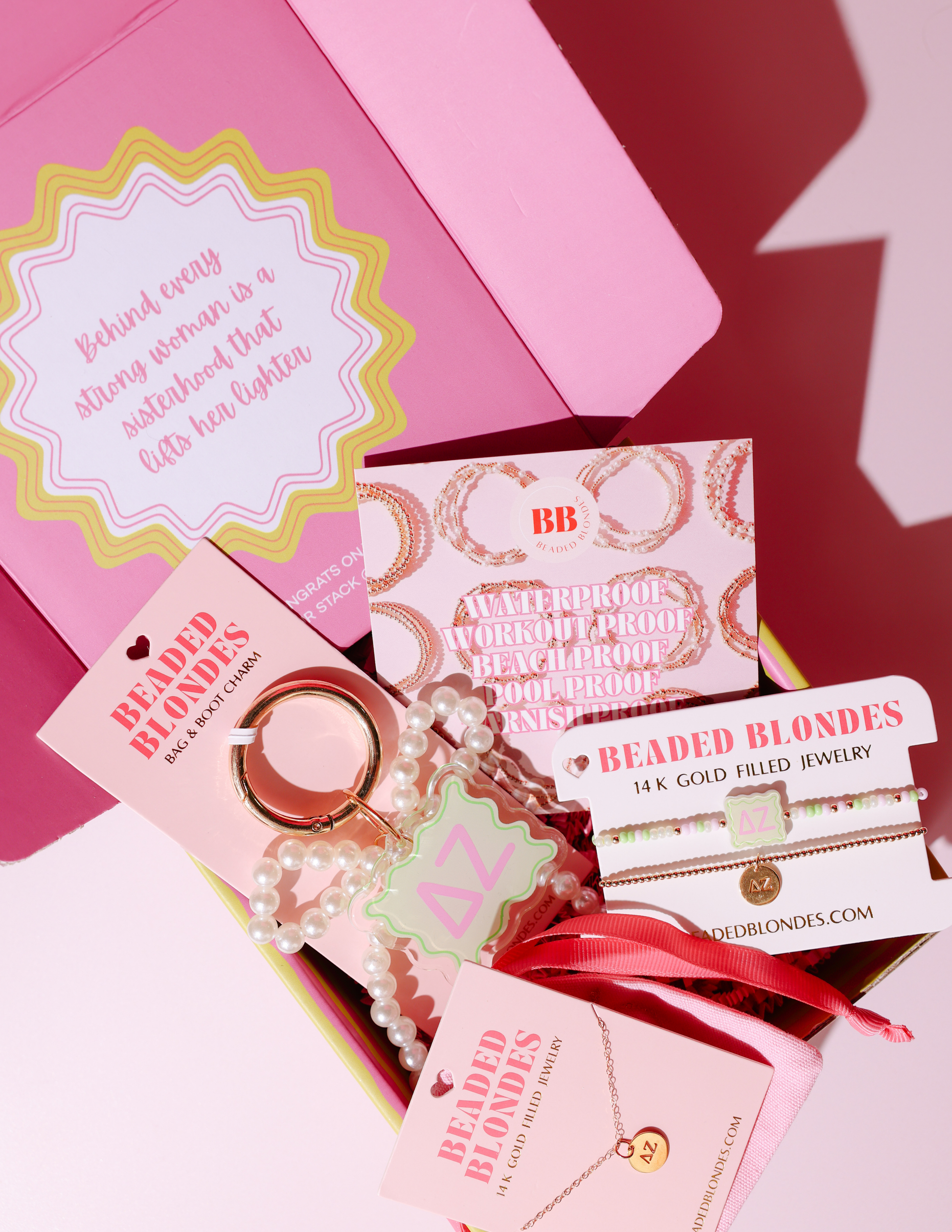 Delta Zeta Sisterhood Stack Box