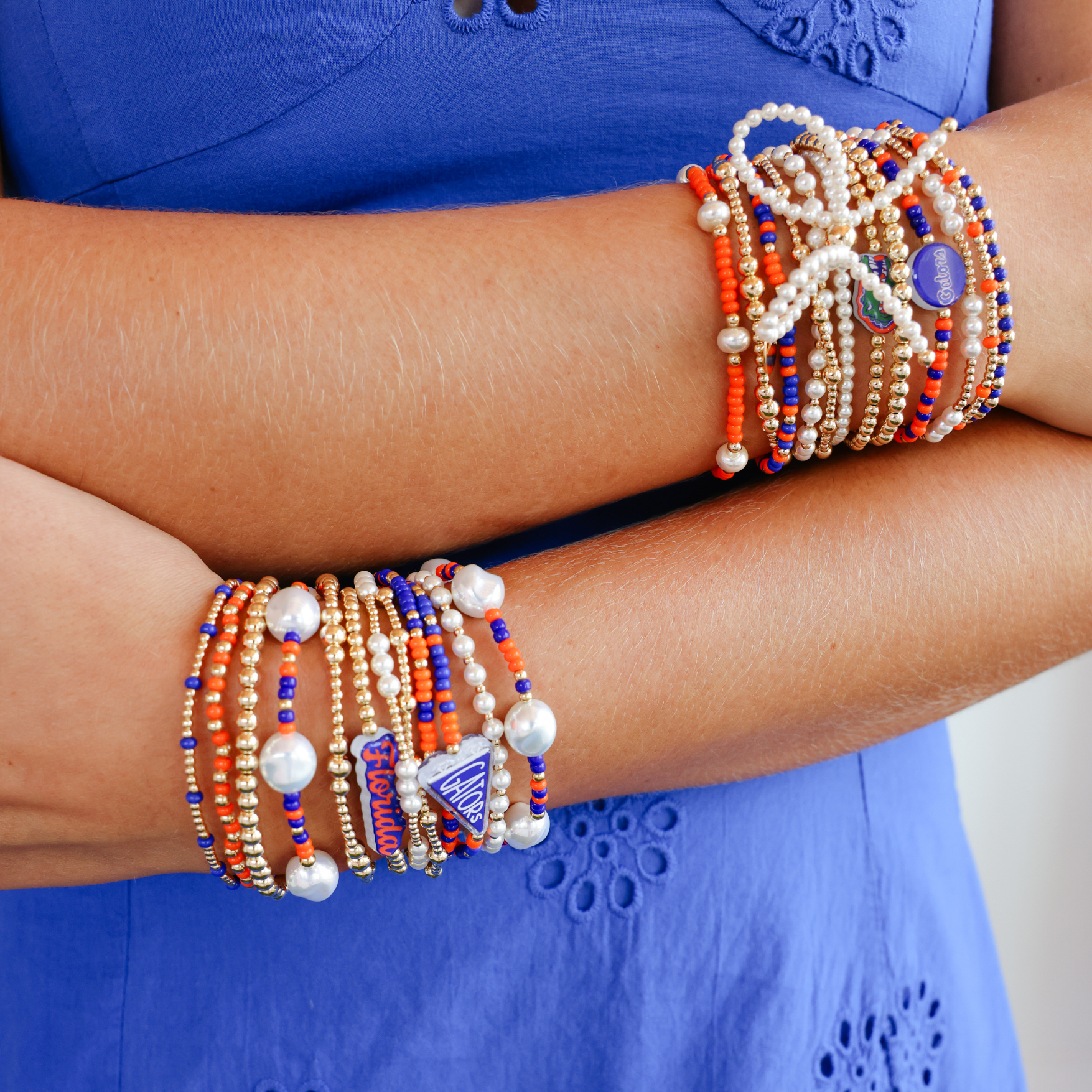 Gators Flag Bracelet on Color