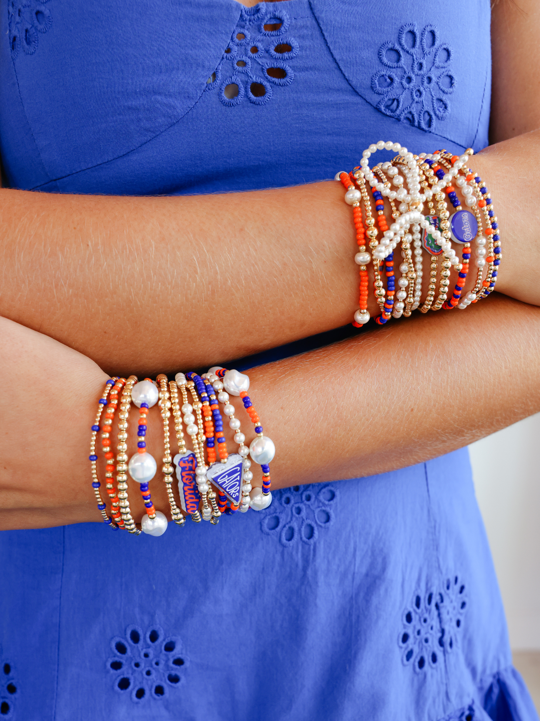 Gators Flag Bracelet on Color