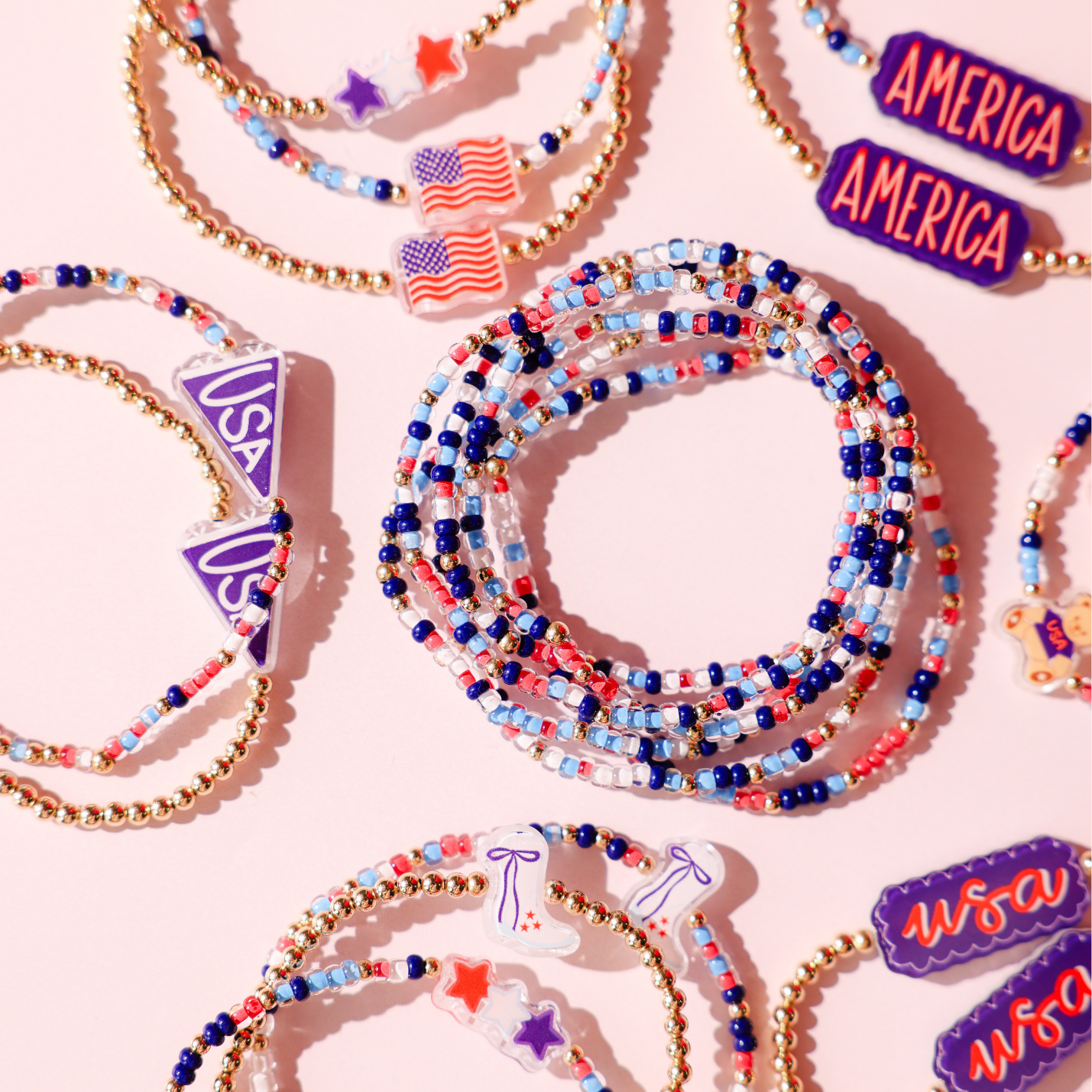 Bomb Pop Sprinkle Bracelet
