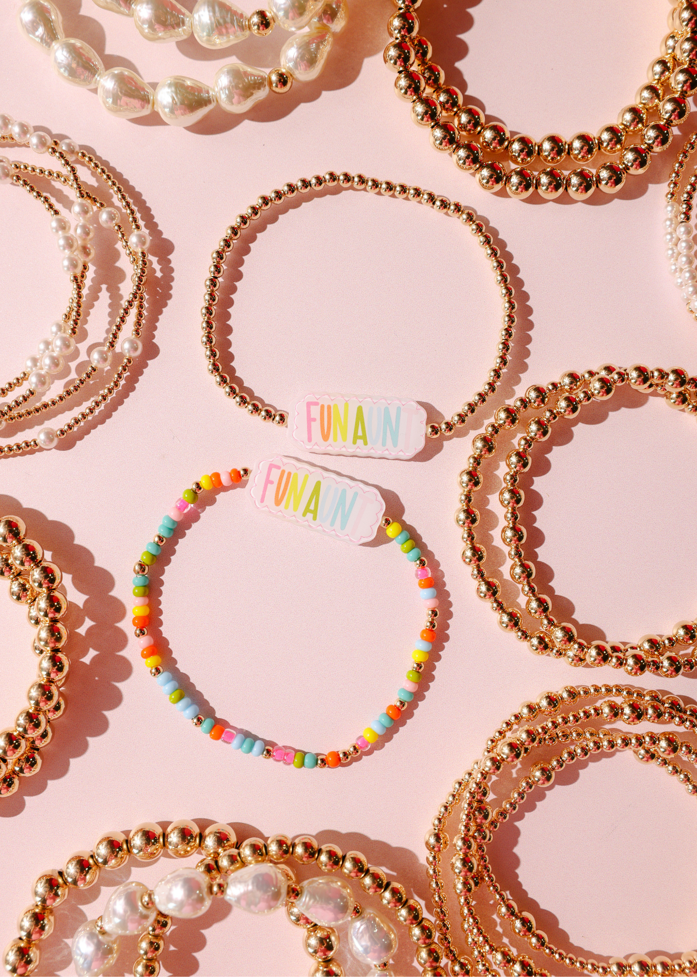 Fun Aunt Bracelet on Color