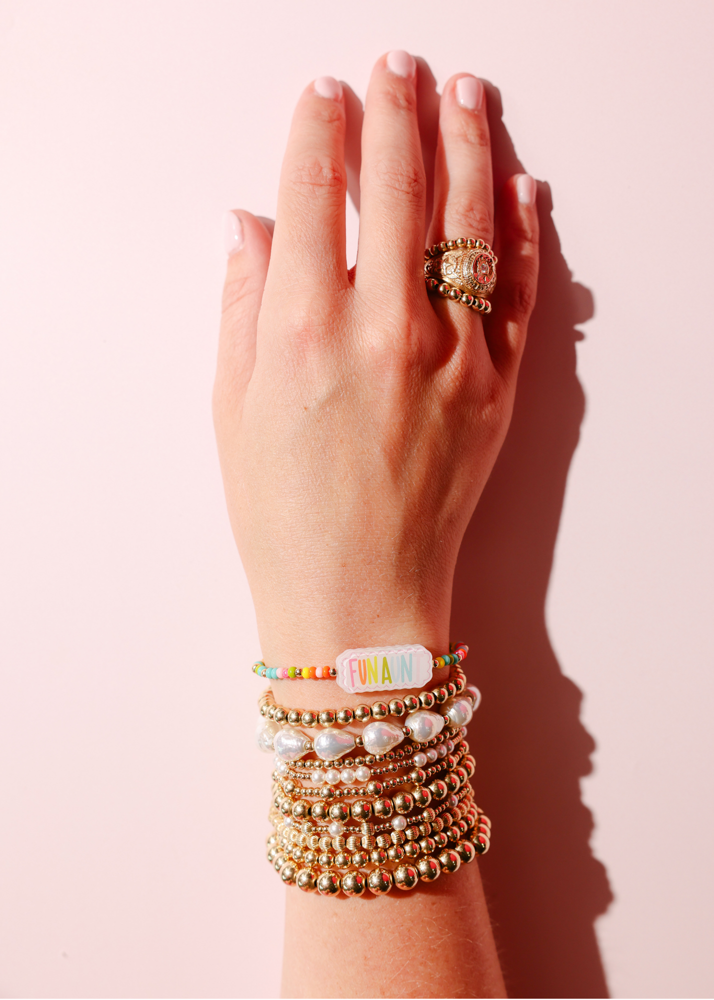 Fun Aunt Bracelet on Color