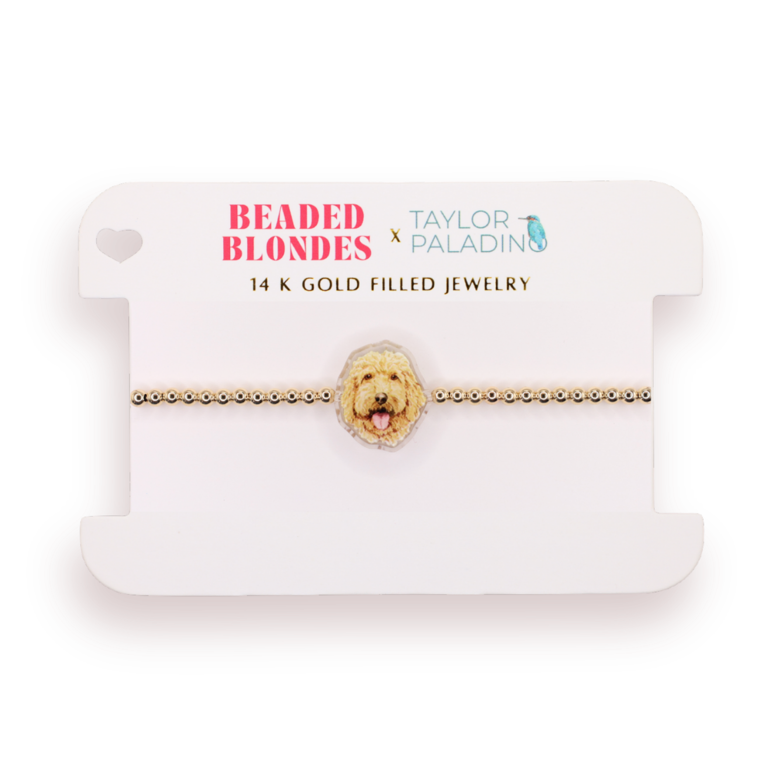 Golden Doodle Bracelet on Gold