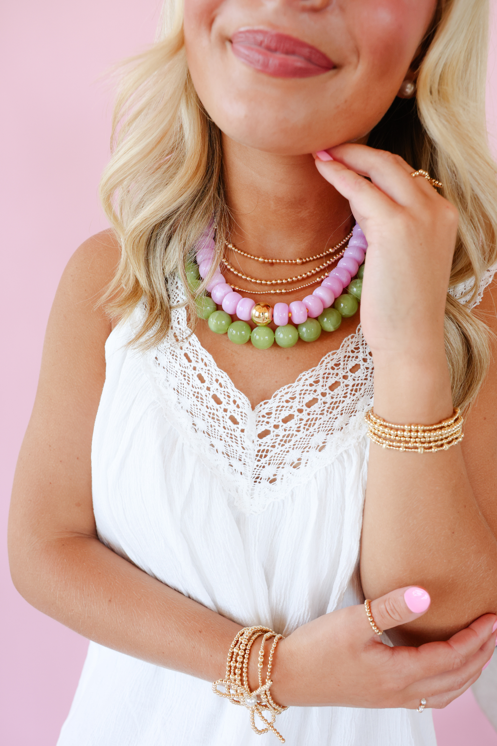 Light Purple Gumball Necklace