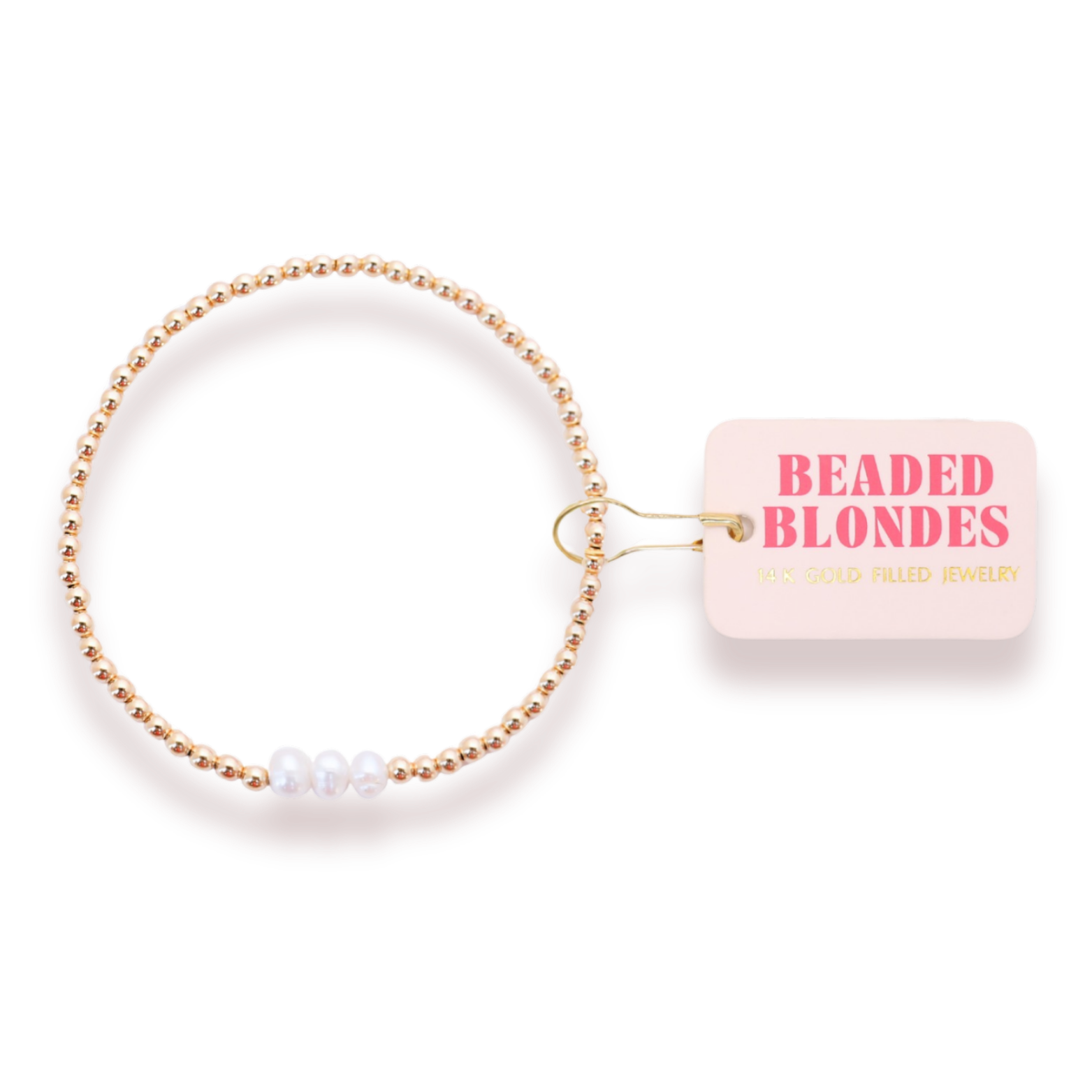 Harper Pearl Bracelet in Gold