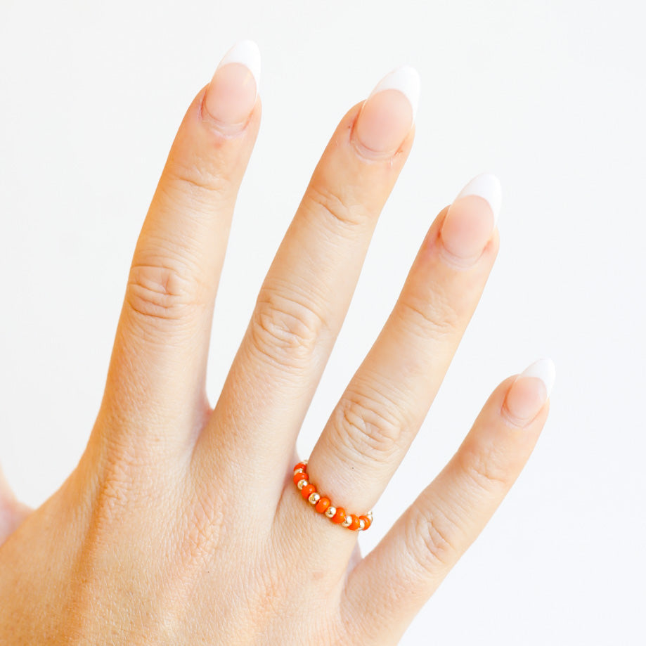 The Poppi Ring in Orange