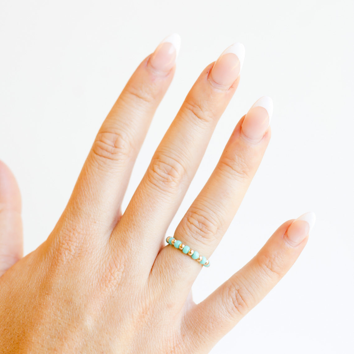The Poppi Ring in Turquoise