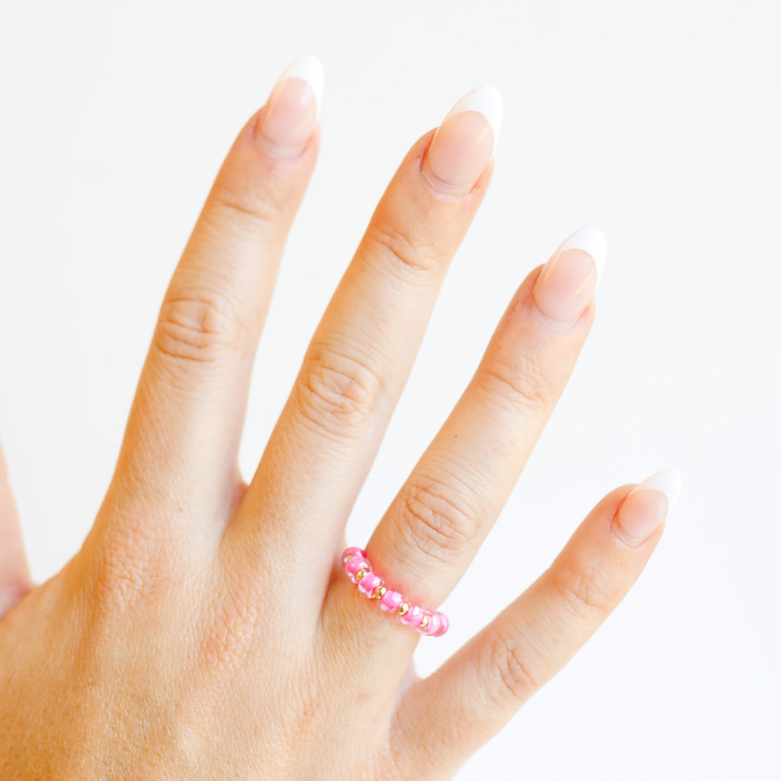 The Poppi Ring in Hot Pink