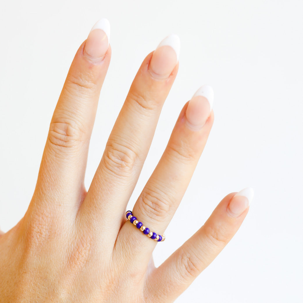 The Poppi Ring in Navy