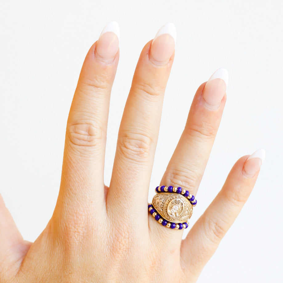 The Poppi Ring in Navy