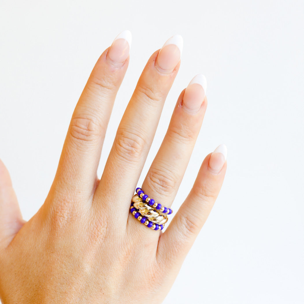 The Poppi Ring in Blue