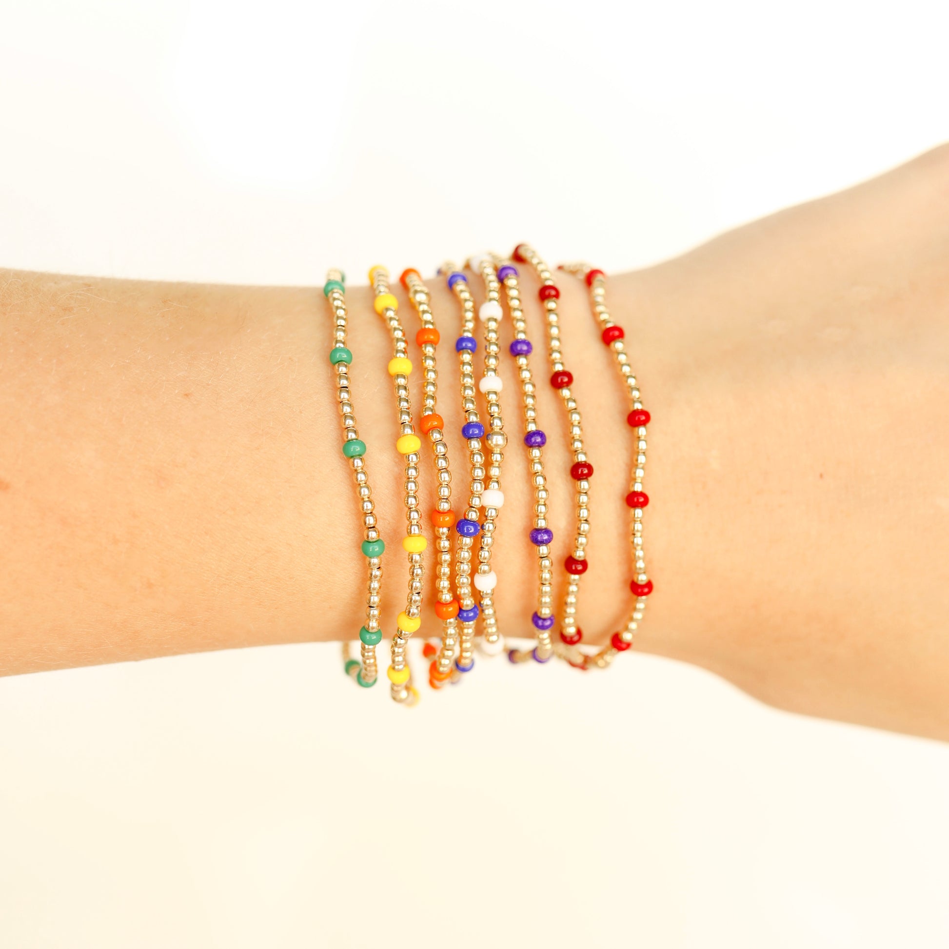 Green Dainty Poppi Bracelet