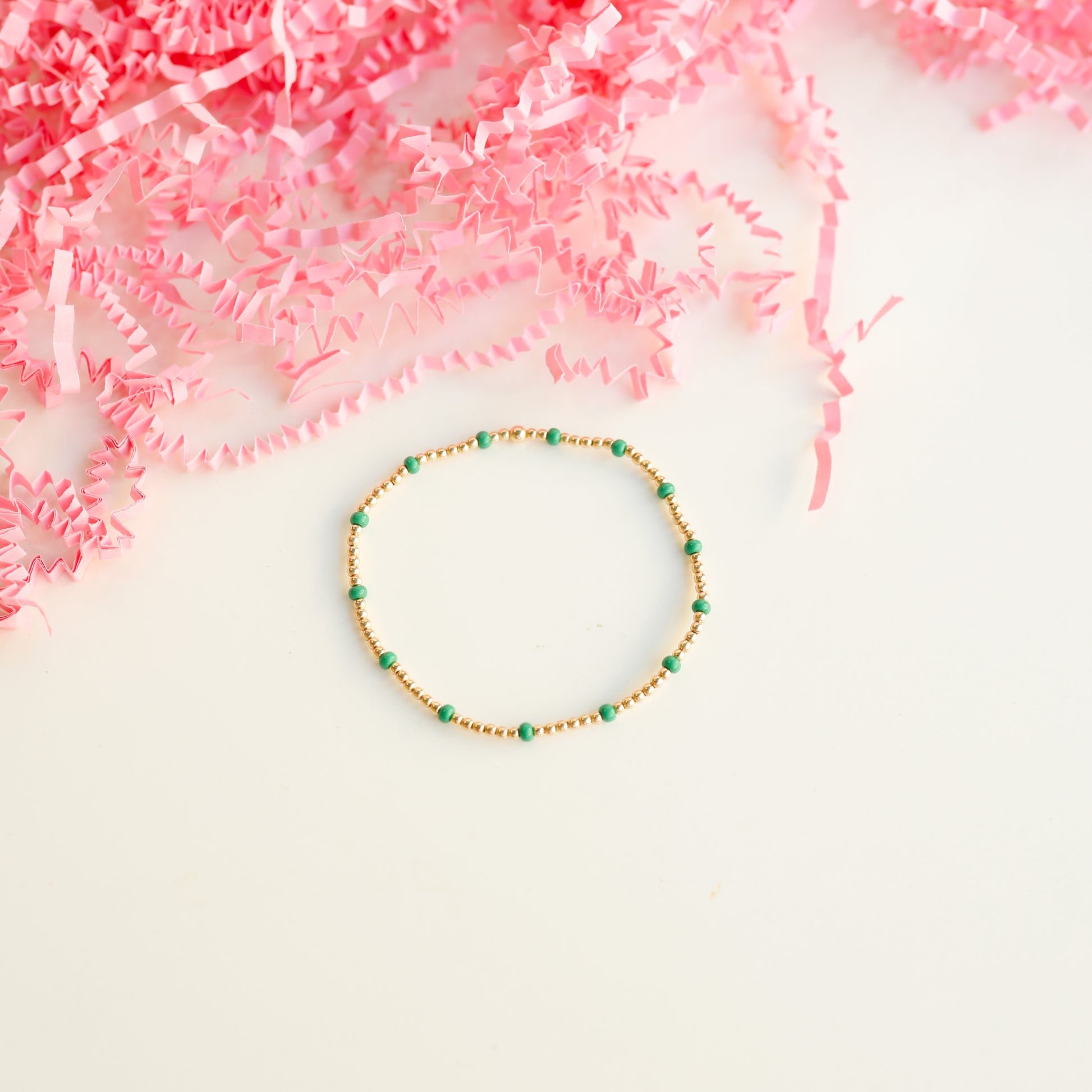 Green Dainty Poppi Bracelet