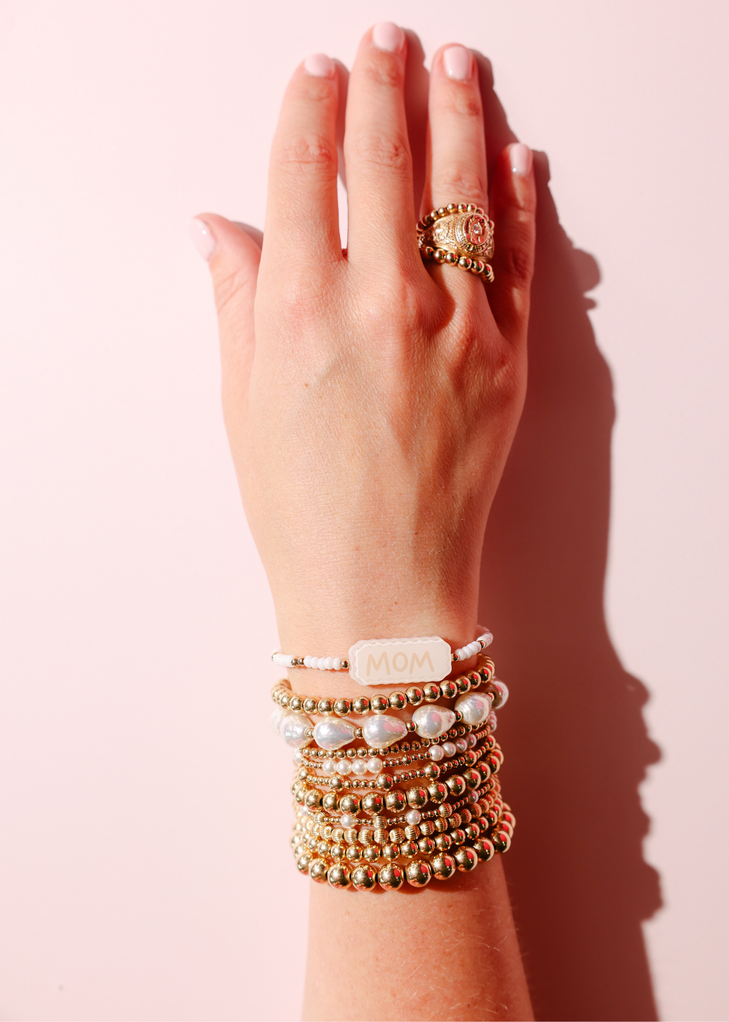 Mom Bracelet on Color