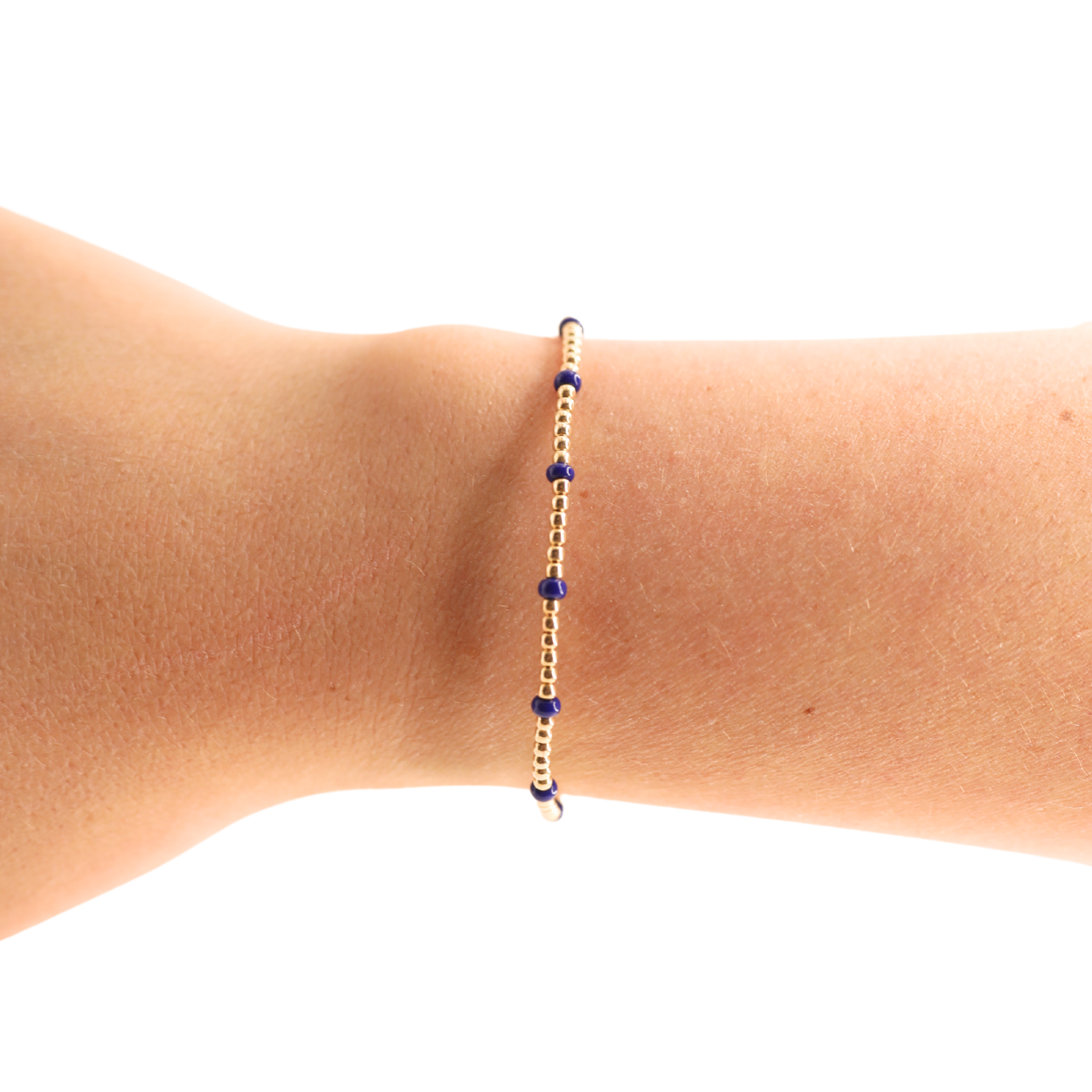 Navy Dainty Poppi Bracelet