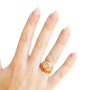 The Poppi Ring in Orange