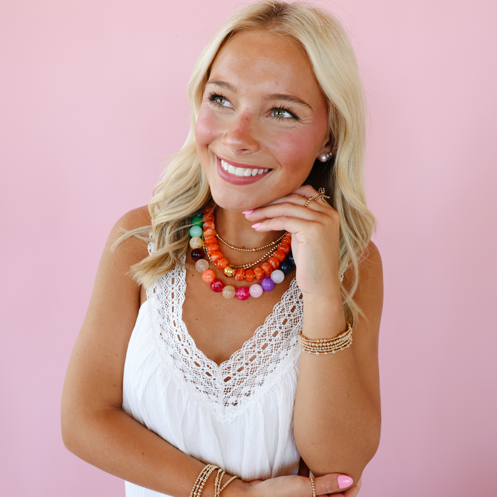 Rainbow Gumball Necklace