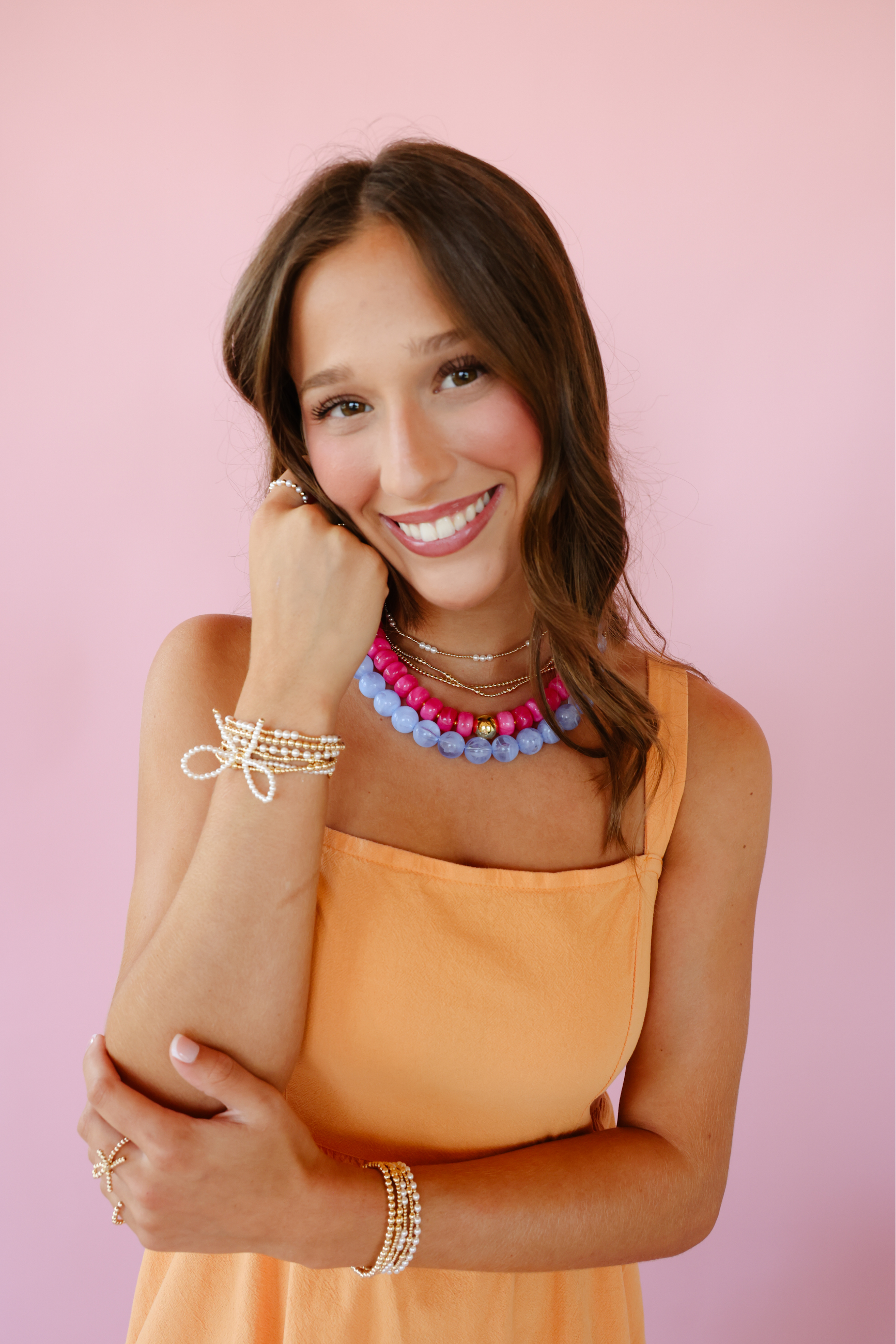 Light Blue Gumball Necklace