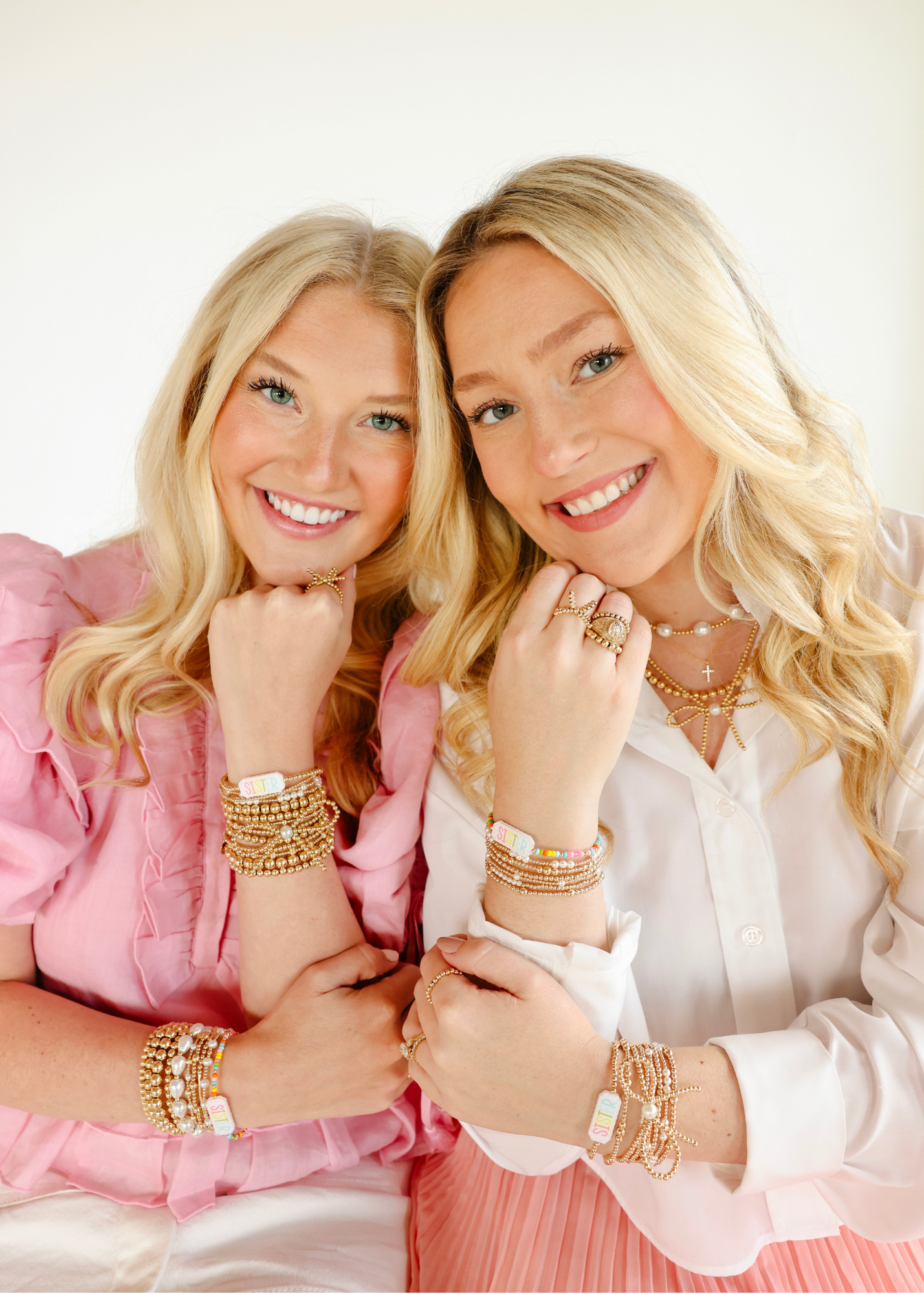 Sister Bracelet on Gold