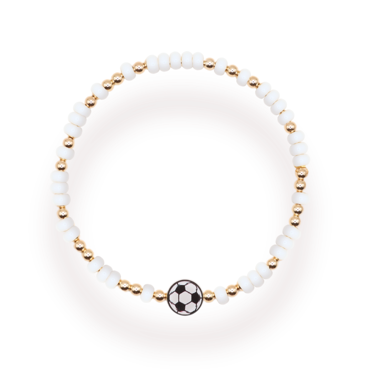 Soccer Ball Bracelet