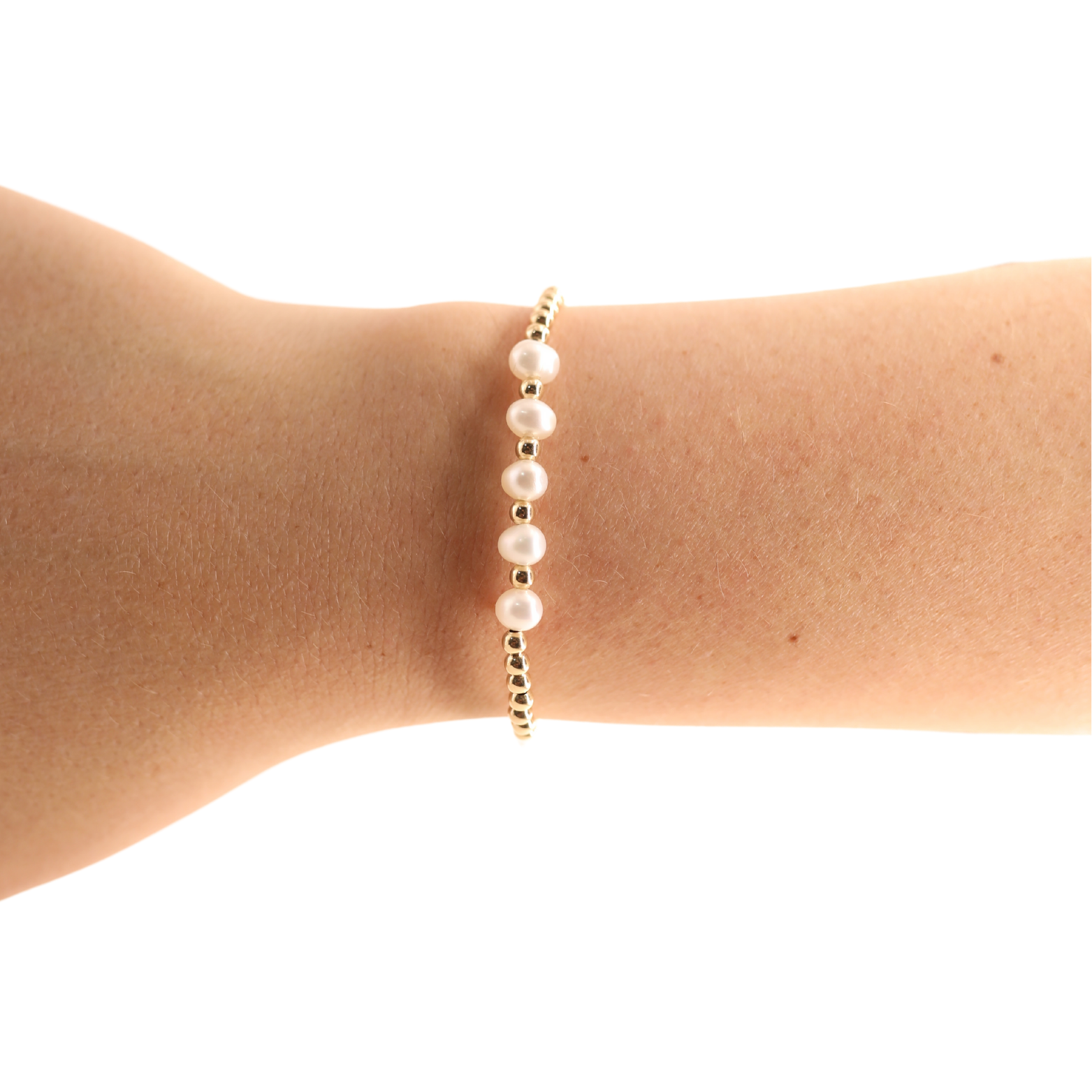 Tatum Pearl Bracelet in Gold