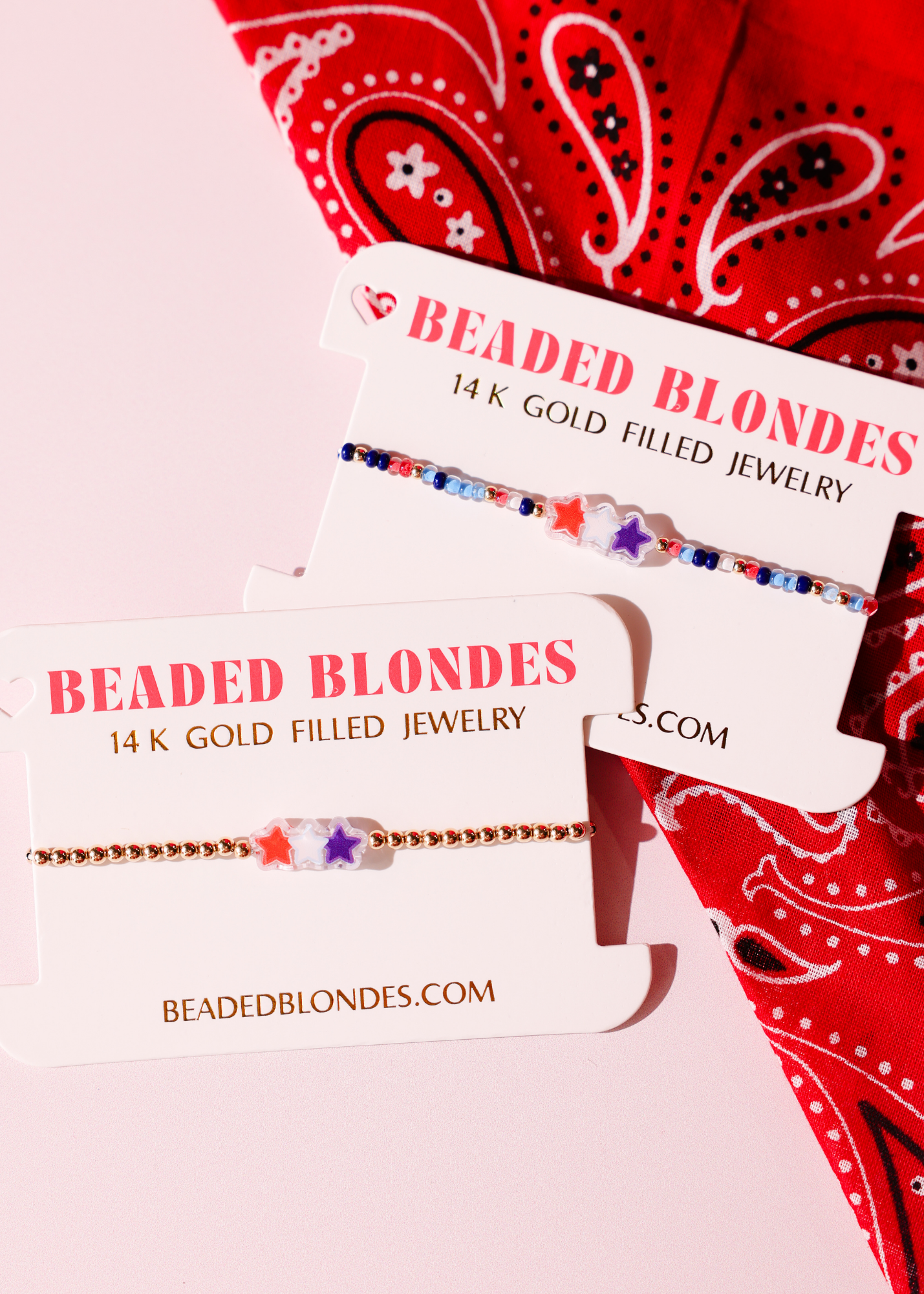 Stars Bracelet on Color (Kids Size)