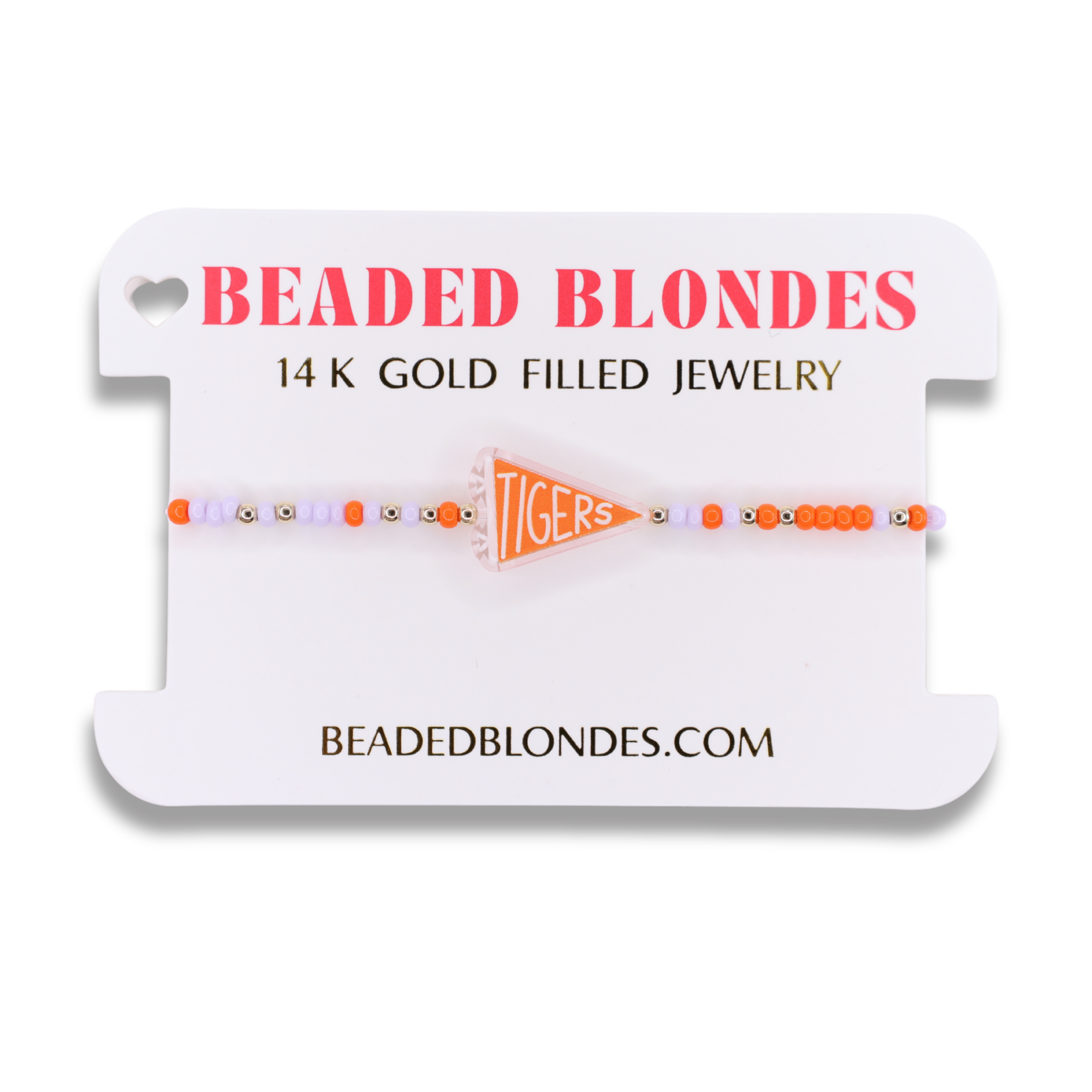 Clemson Tigers Flag Bracelet on Color