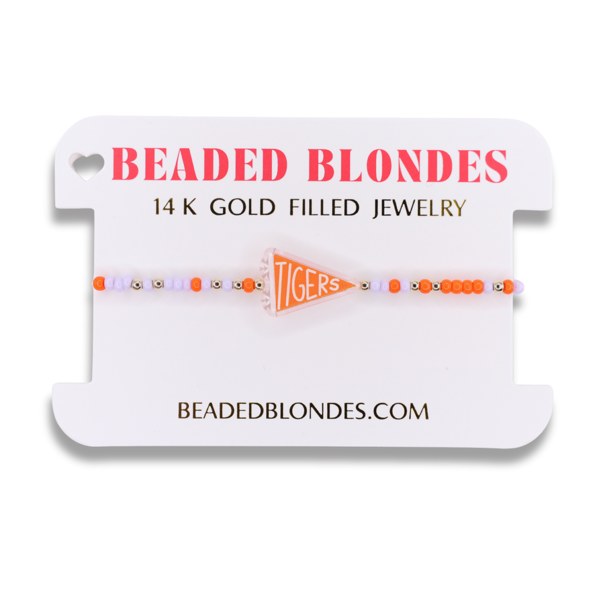 Clemson Tigers Flag Bracelet on Color