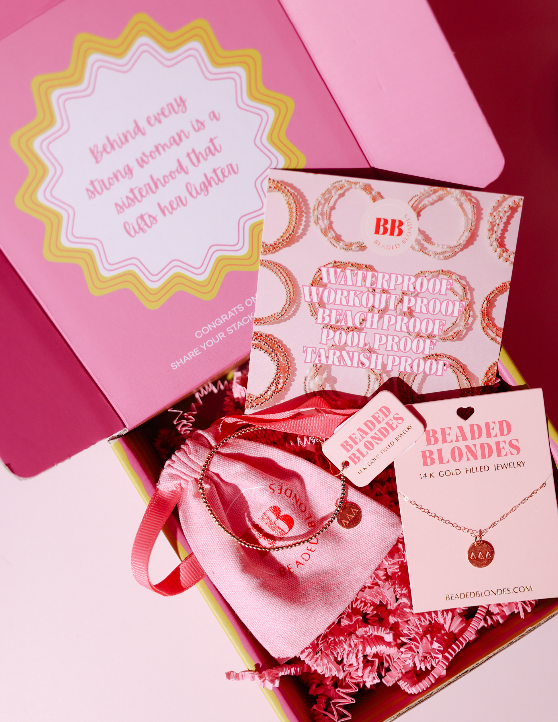 Tri Delta Sisterhood Stack Box