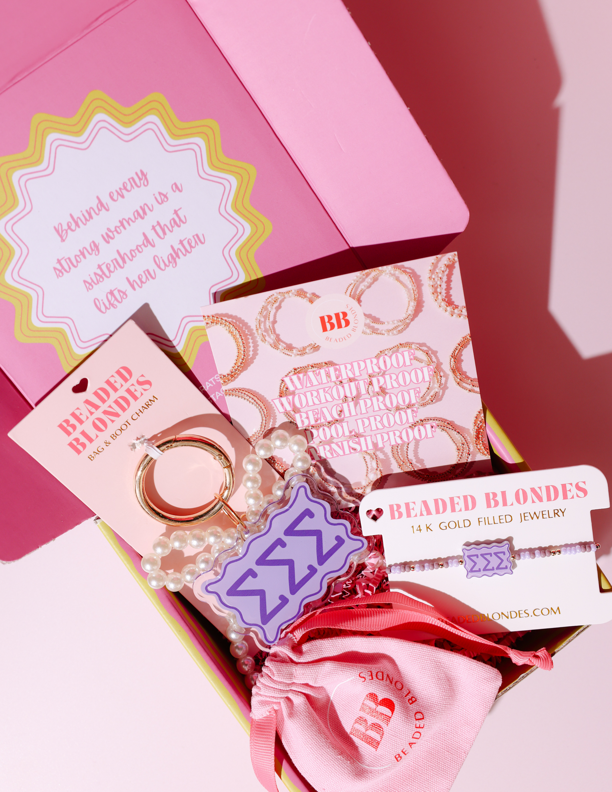 Tri Sigma Sisterhood Stack Box