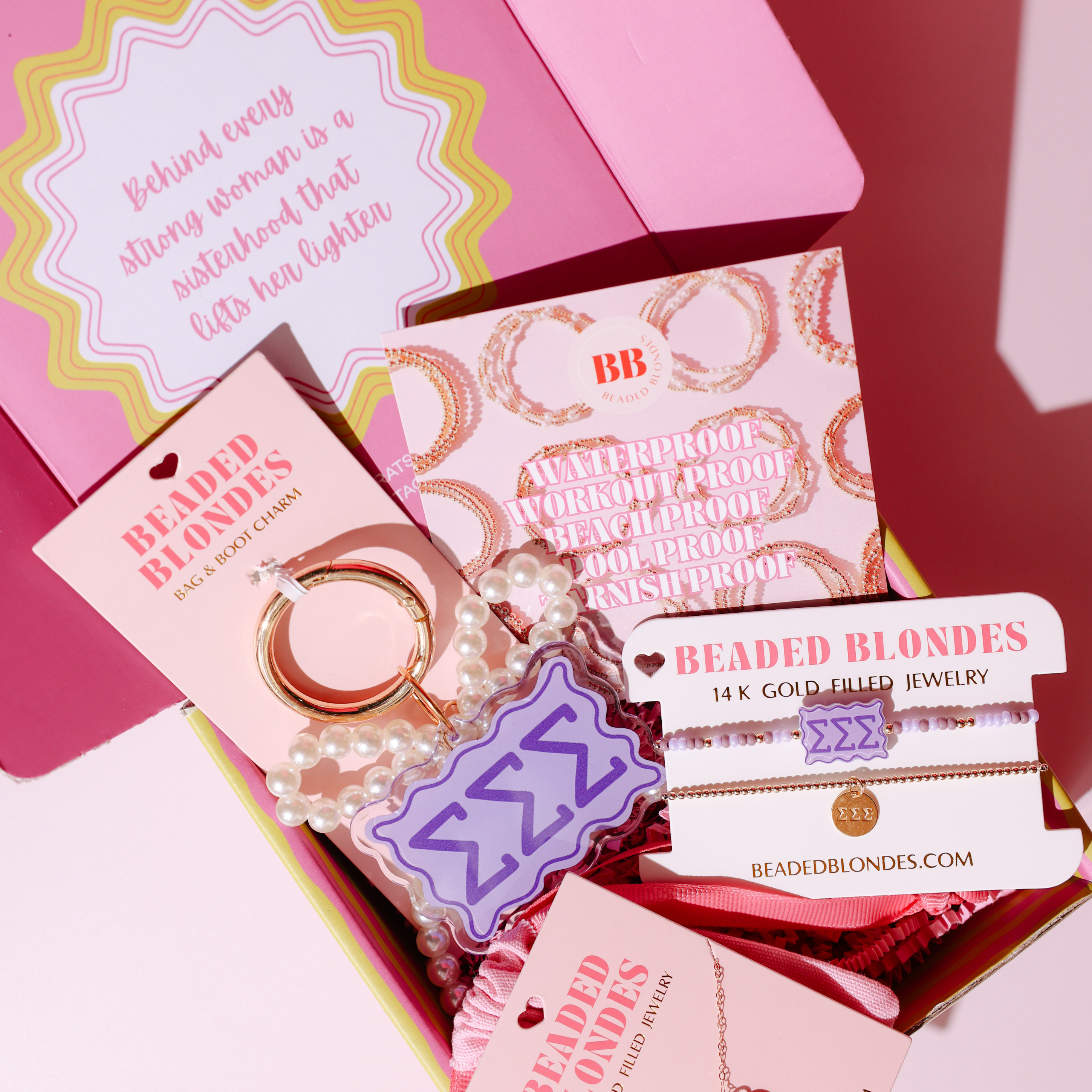 Tri Sigma Sisterhood Stack Box