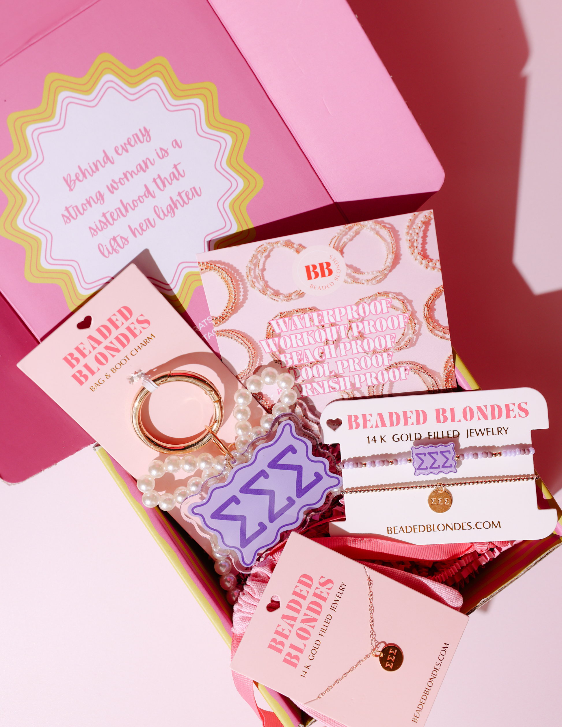 Tri Sigma Sisterhood Stack Box