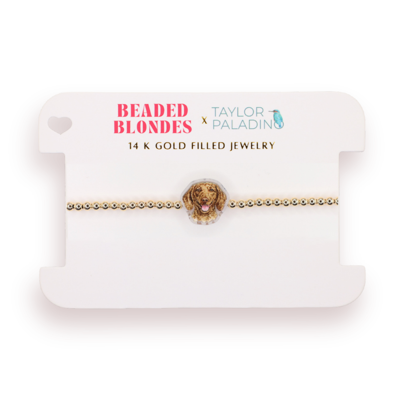 Dachshund Bracelet on Gold