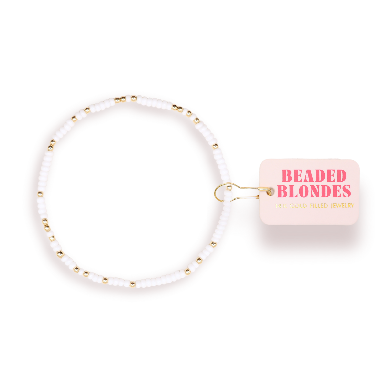 White Sprinkle Bracelet (Kids Size)