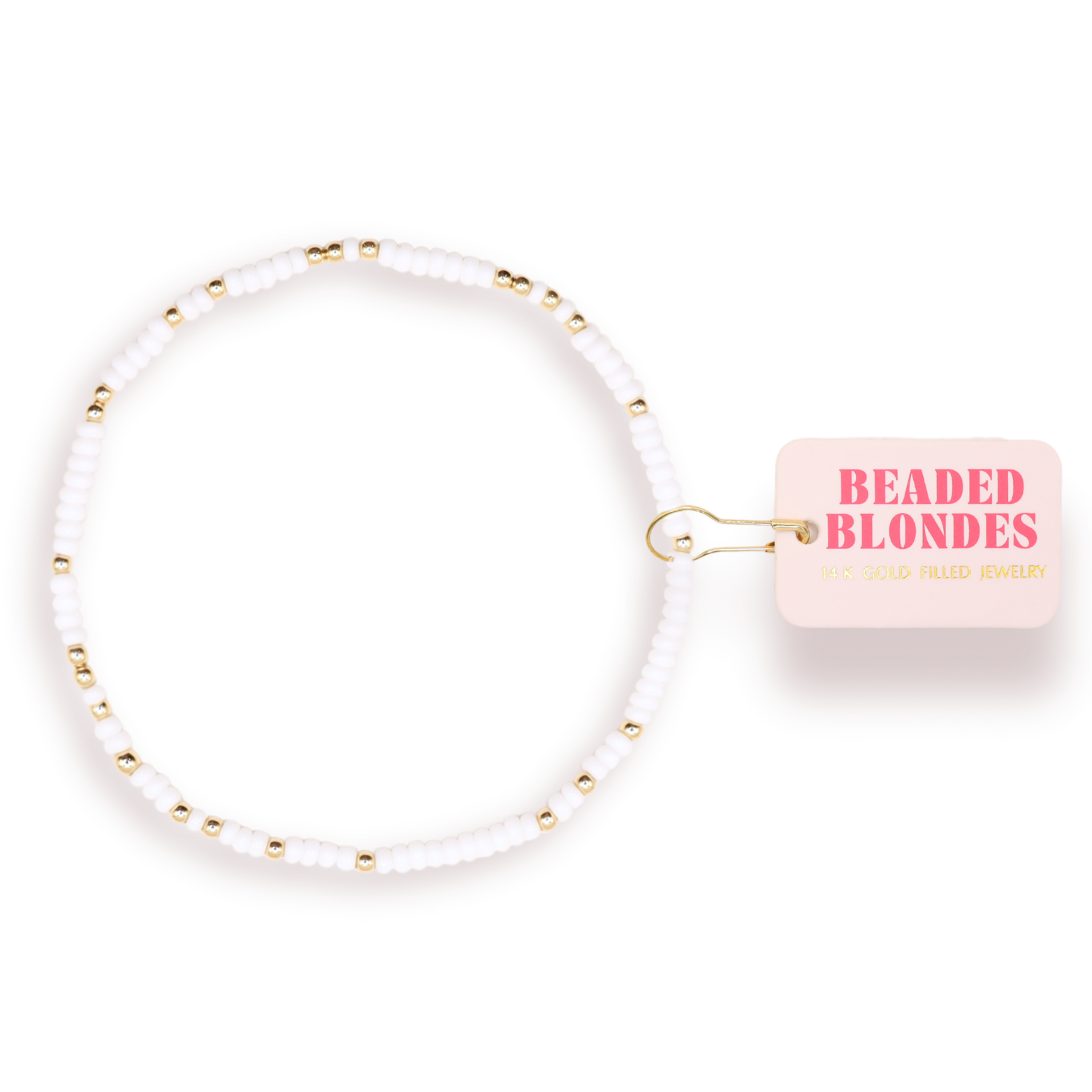 White Sprinkle Anklet