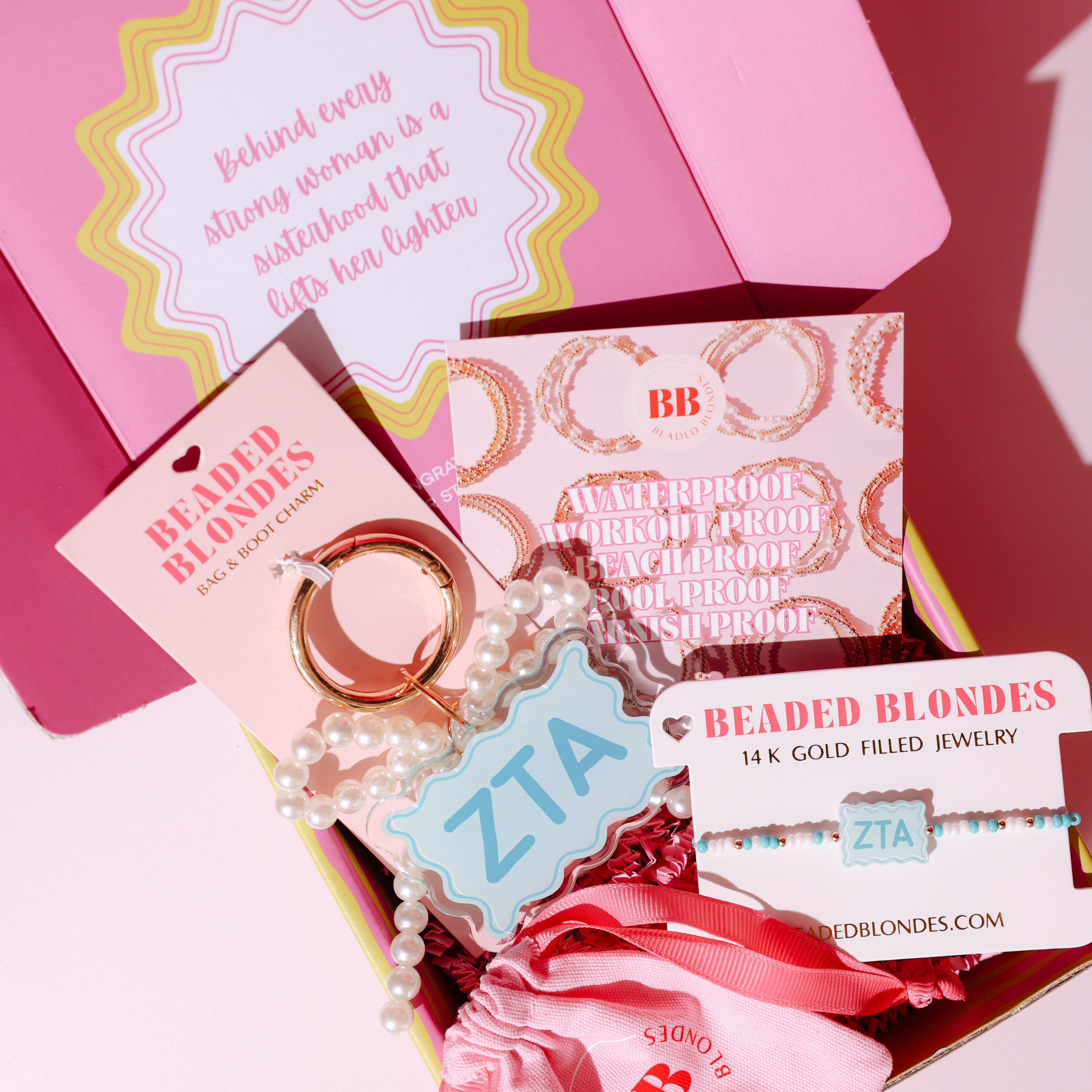Zeta Tau Alpha Sisterhood Stack Box